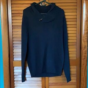 Cozy shawl collar sweater